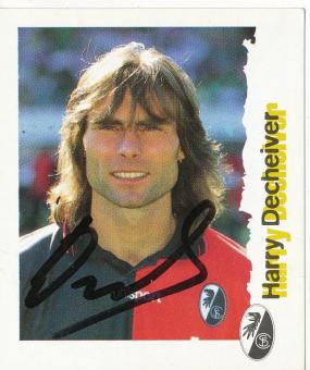 Harry Decheiver  SC Freiburg  1996/1997  Panini Bundesliga Sticker original signiert 