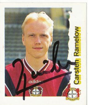 Carsten Ramelow  Bayer 04 Leverkusen  1996/1997  Panini Bundesliga Sticker original signiert 
