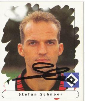 Stefan Schnoor  Hamburger SV  1995/1996  Panini Bundesliga Sticker original signiert 
