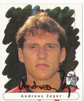 Andreas Zeyer  SC Freiburg  1995/1996  Panini Bundesliga Sticker original signiert 