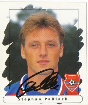 Stephan Paßlack Bayer 05 Uerdingen 1995/1996  Panini Bundesliga Sticker original signiert 