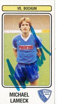 Michael Lameck  VFL Bochum 1983  Panini Bundesliga Sticker original signiert 