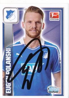 Eugen Polanski  TSG 1899 Hoffenheim  2013/14 Topps  Bundesliga Sticker original signiert 