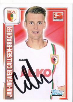 Jan Ingwer Callsen Bracker  FC Augsburg  2013/14 Topps  Bundesliga Sticker original signiert 