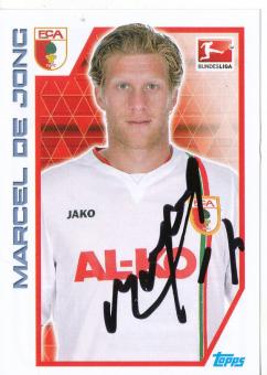 Marcel De Jong  FC Augsburg  2012/13 Topps  Bundesliga Sticker original signiert 