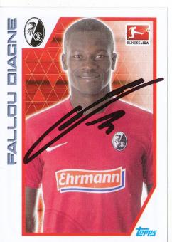 Fallou Diagne  SC Freiburg  2012/13 Topps  Bundesliga Sticker original signiert 