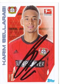 Karim Bellarabi  Bayer 04 Leverkusen  2012/13 Topps  Bundesliga Sticker original signiert 