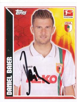Daniel Baier  FC Augsburg  2011/12 Topps  Bundesliga Sticker original signiert 