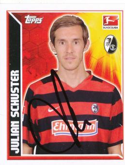 Julian Schuster  SC Freiburg  2011/12 Topps  Bundesliga Sticker original signiert 