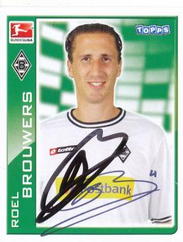 Roel Brouwers  Borussia Mönchengladbach  2010/11 Topps  Bundesliga Sticker original signiert 