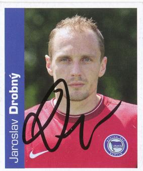 Jaroslav Drobny  Hertha BSC Berlin  2009/10 Panini  Bundesliga Sticker original signiert 