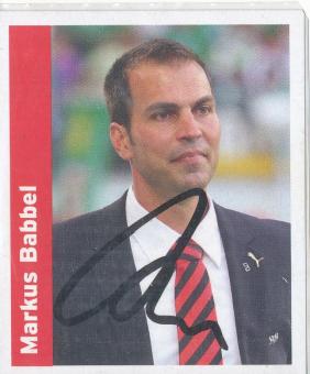 Markus Babbel  VFB Stuttgart  2009/10 Panini  Bundesliga Sticker original signiert 