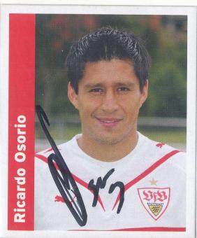 Ricardo Osorio  VFB Stuttgart  2009/10 Panini  Bundesliga Sticker original signiert 