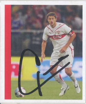 Matthieu Delpierre  VFB Stuttgart  2009/10 Panini  Bundesliga Sticker original signiert 
