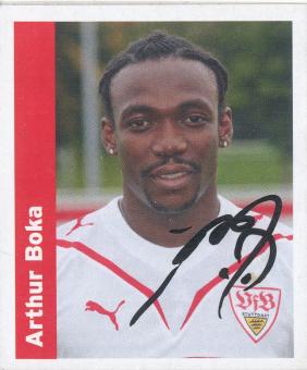 Arthur Boka  VFB Stuttgart  2009/10 Panini  Bundesliga Sticker original signiert 