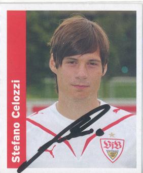Stefano Celozzi  VFB Stuttgart  2009/10 Panini  Bundesliga Sticker original signiert 