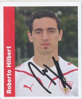 Roberto Hilbert  VFB Stuttgart  2009/10 Panini  Bundesliga Sticker original signiert 
