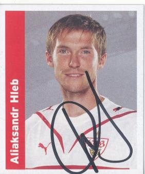 Aleksandr Hleb  VFB Stuttgart  2009/10 Panini  Bundesliga Sticker original signiert 