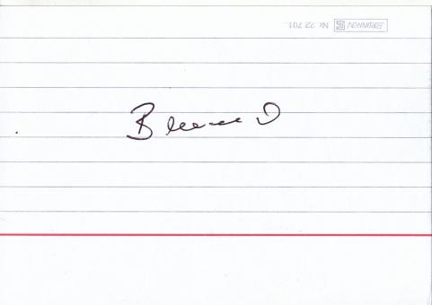 Günter Bernard  SV Werder Bremen Fußball  Blanko Karte original signiert 