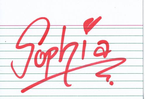 Sophia   Köln 50667  TV Serie   Blanko Karte original signiert 