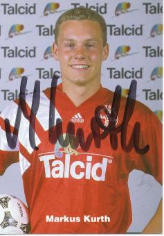 Markus Kurth   1994/1995  Bayer 04 Leverkusen Fußball Autogrammkarte original signiert 