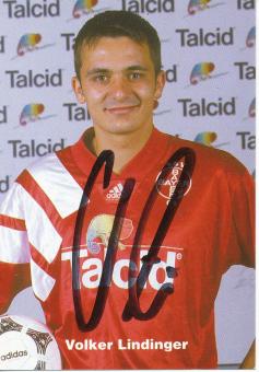 Volker Lindinger  1994/1995  Bayer 04 Leverkusen Fußball Autogrammkarte original signiert 