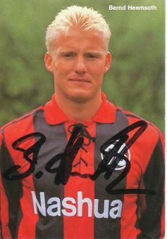 Bernd Heemsoth  1990/1991  Hannover 96  Fußball Autogrammkarte original signiert 