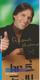Raoul Helmer  HR Radio  Autogrammkarte original signiert 