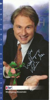 Wolfgang Klosinski  HR Radio  Autogrammkarte original signiert 