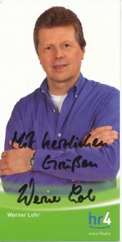 Werner Lohr  HR Radio  Autogrammkarte original signiert 
