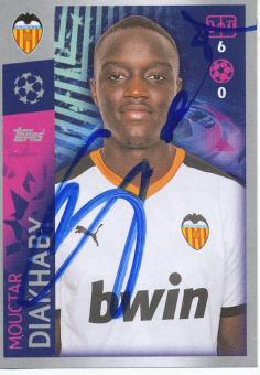 Mouctar Diakhaby  FC Valencia  2019/2020  Champions League Topps Sticker orig. signiert 
