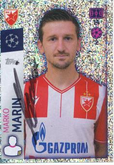 Marko Marin  Roter Stern Belgrad  2019/2020  Champions League Topps Sticker orig. signiert 