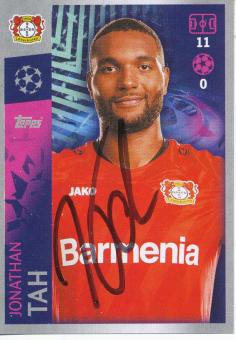 Jonathan Tah  Bayer 04 Leverkusen  2019/2020  Champions League Topps Sticker orig. signiert 