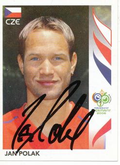 Jan Polak  Tschechien  Panini  WM 2006  Sticker original signiert 