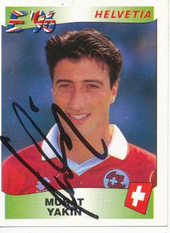 Murat Yakin  Schweiz  Panini  EM 1996  Sticker original signiert 