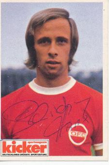 Hans Schmidradner  1972/1972 Kickers Offenbach  Bergmann Sammelbild original signiert 