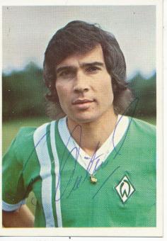 Peter Dietrich  1974/1975  SV Werder Bremen   Bergmann Sammelbild original signiert 