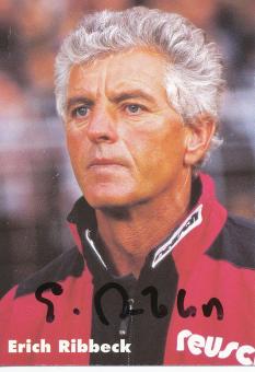 Erich Ribbeck  1994/1995  Bayer 04 Leverkusen Fußball Autogrammkarte original signiert 