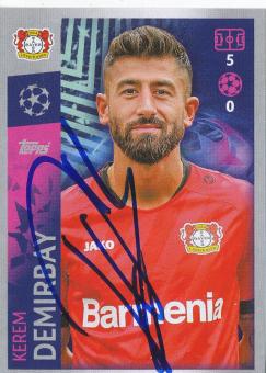 Kerim Demirbay  Bayer 04 Leverkusen  2019/2020  Champions League Topps Sticker orig. signiert 
