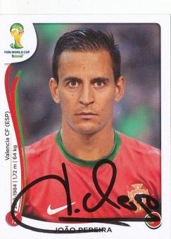 Joao Pereira  Portugal  WM 2014 Panini Sticker original signiert 