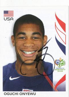 Oguchi Onyewu  USA  Panini  WM 2006  Sticker original signiert 