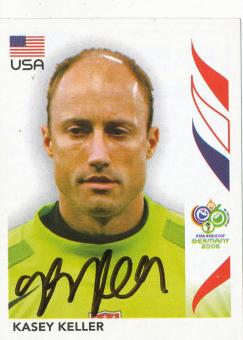 Kasey Keller  USA  Panini  WM 2006  Sticker original signiert 