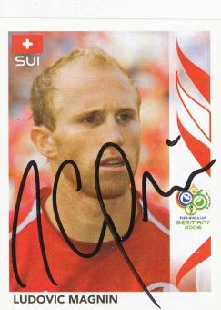 Ludovic Magnin  Schweiz  Panini  WM 2006  Sticker original signiert 
