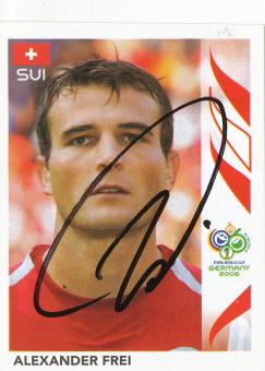 Alexander Frei  Schweiz  Panini  WM 2006  Sticker original signiert 
