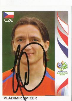 Vladimir Smicer  Tschechien  Panini  WM 2006  Sticker original signiert 