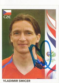 Vladimir Smicer  Tschechien  Panini  WM 2006  Sticker original signiert 