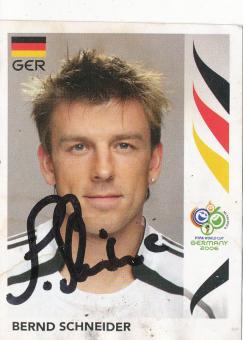 Bernd Schneider  DFB  Panini  WM 2006  Sticker original signiert 