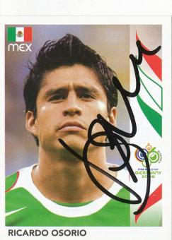 Ricardo Osorio  Mexiko  Panini  WM 2006  Sticker original signiert 