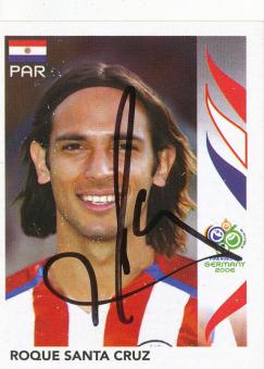 Roque Santa Cruz  Paraguay  Panini  WM 2006  Sticker original signiert 