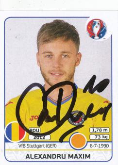 Alexandru Maxim  Rumänien  Panini  EM 2016  Sticker original signiert 
